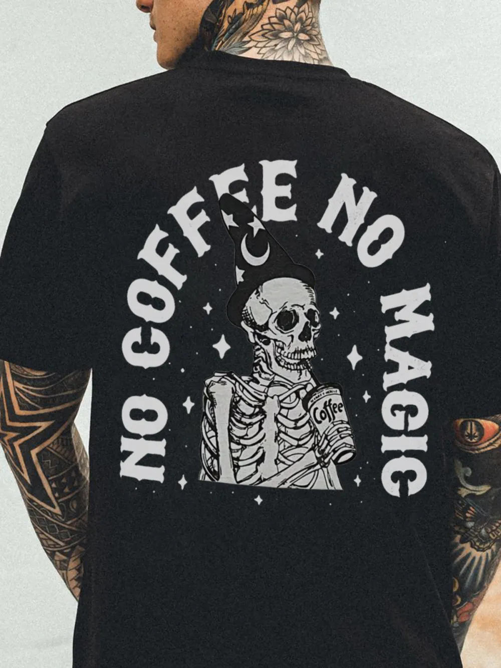 No Coffee No Magic Printed Men's T-shirt