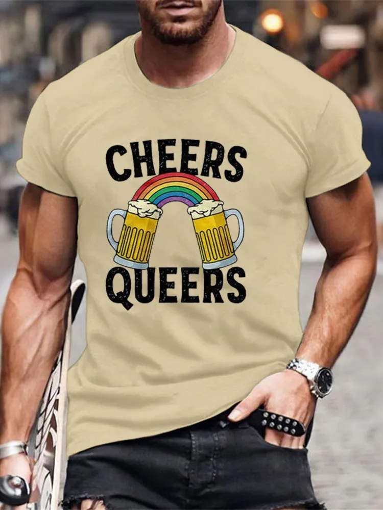 Cheers Queers Men/Unisex T-Shirt
