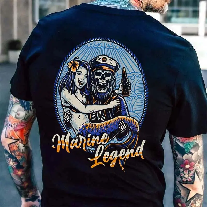 Marine Legend Printed Men's T-shirt