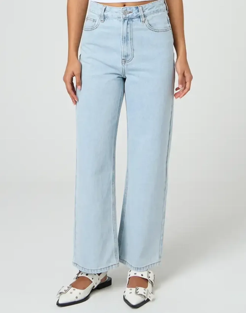 Wide Leg Cropped Jean