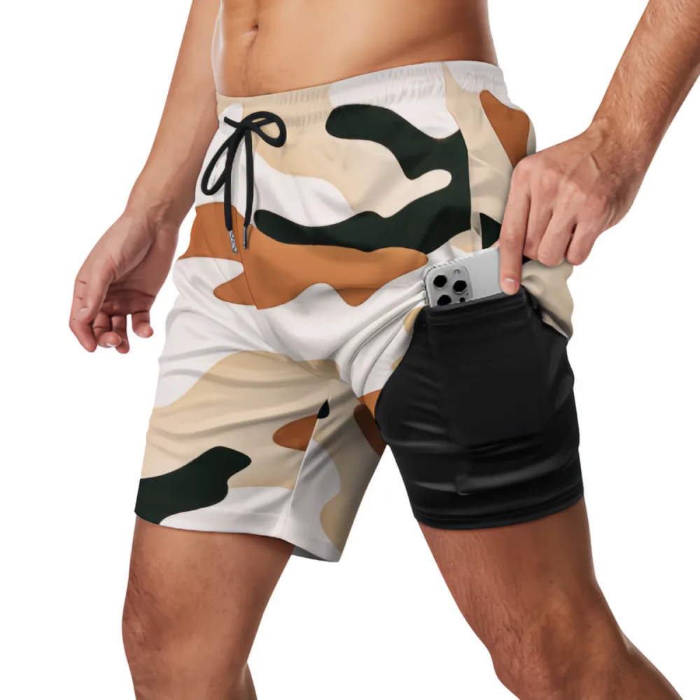 Various Colors Camouflage Sports Beach Shorts