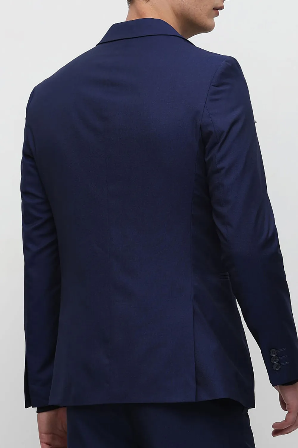 Royal Blue Slim Fit Suit-Set Blazer