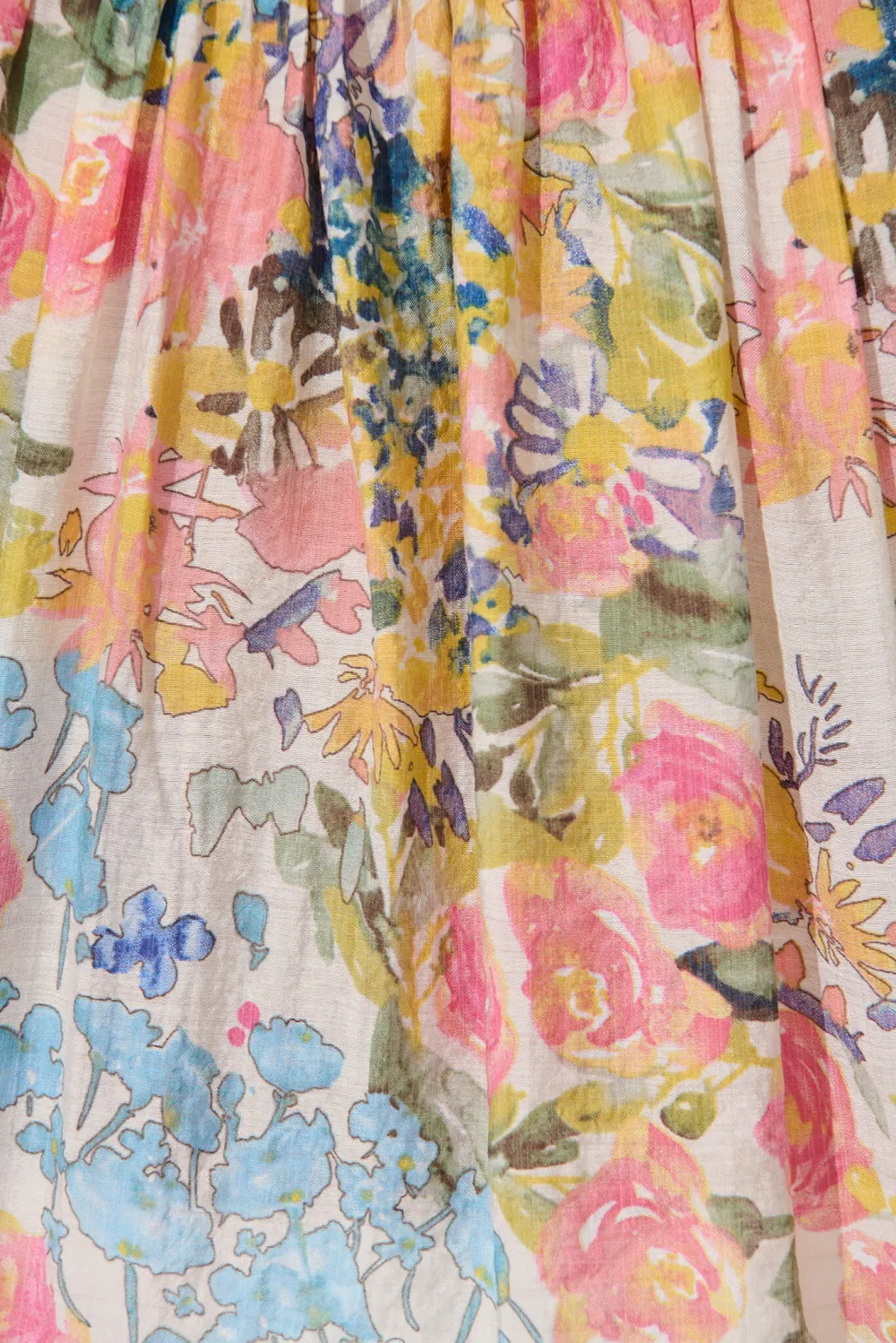 Floral Print Half Sleeve Button Up Shirt