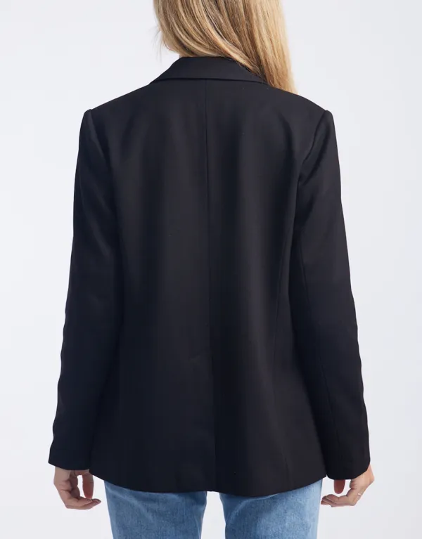 Timeless Ponte Blazer - Black