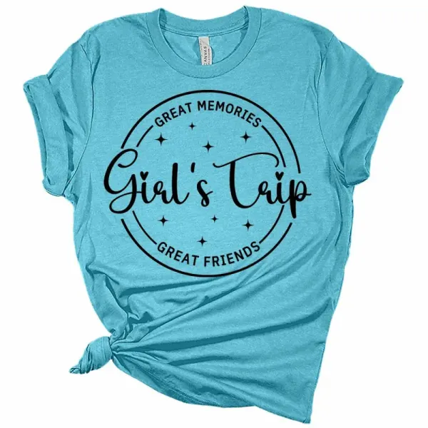Girl's Trip Great Memories Great Friends Women's Graphic Tee