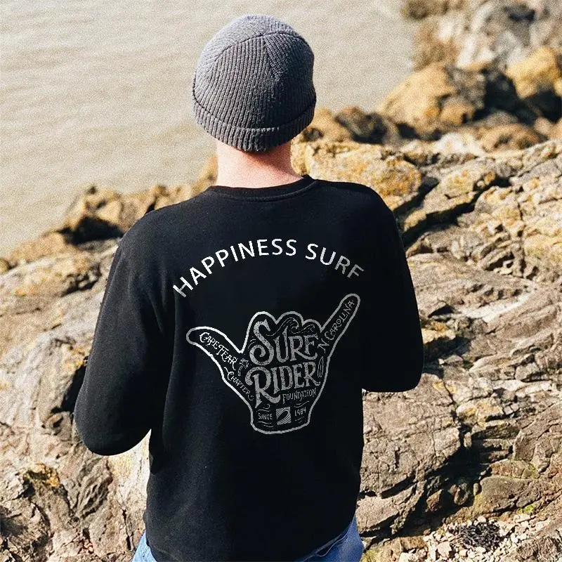 Happiness Surf Printed T-shirt