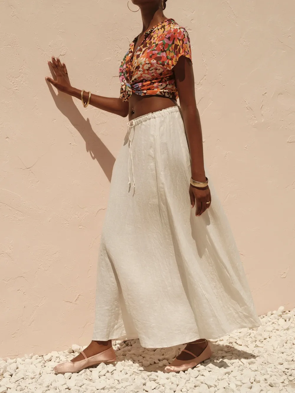 Bailey Linen Maxi Skirt