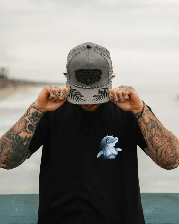 Sexy Dolphin Printed Men's T-shirt