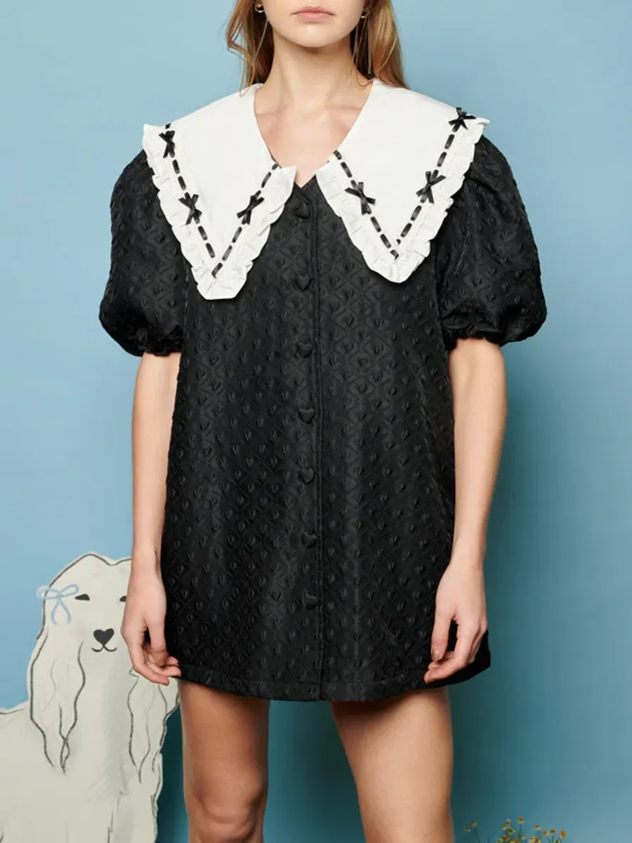 Bonnie Bow Collar Dress