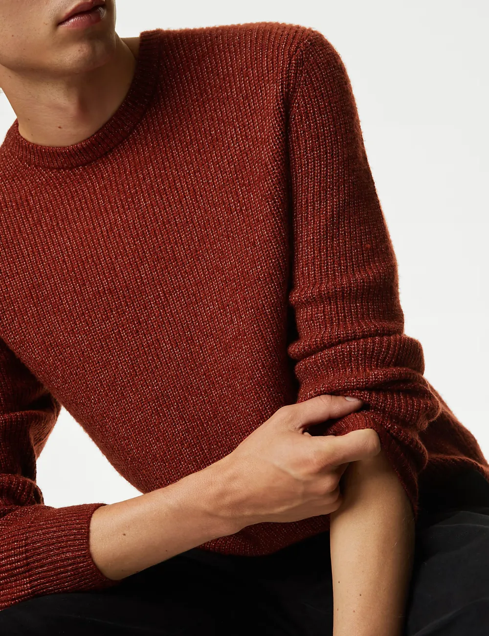 Supersoft Chunky Crew Neck Jumper