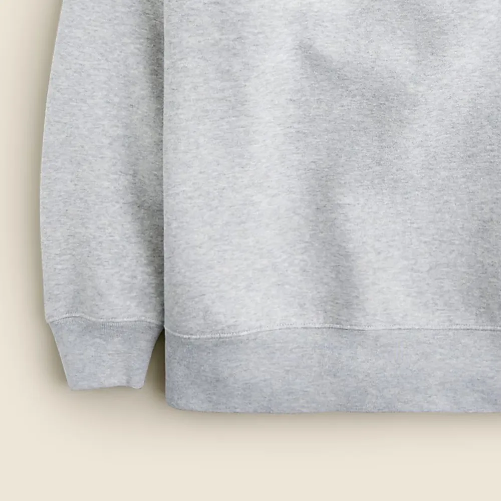 Heritage fleece oversized crewneck sweatshirt