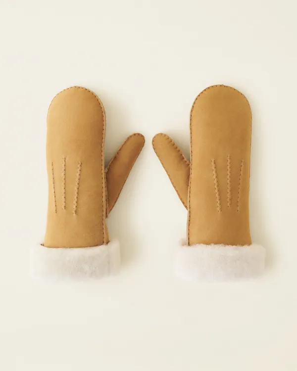 Womens Shearling Mitten