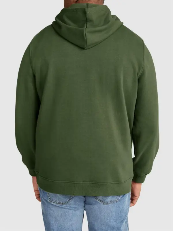 KHAKI YOSEMITE PRINT HOODIE