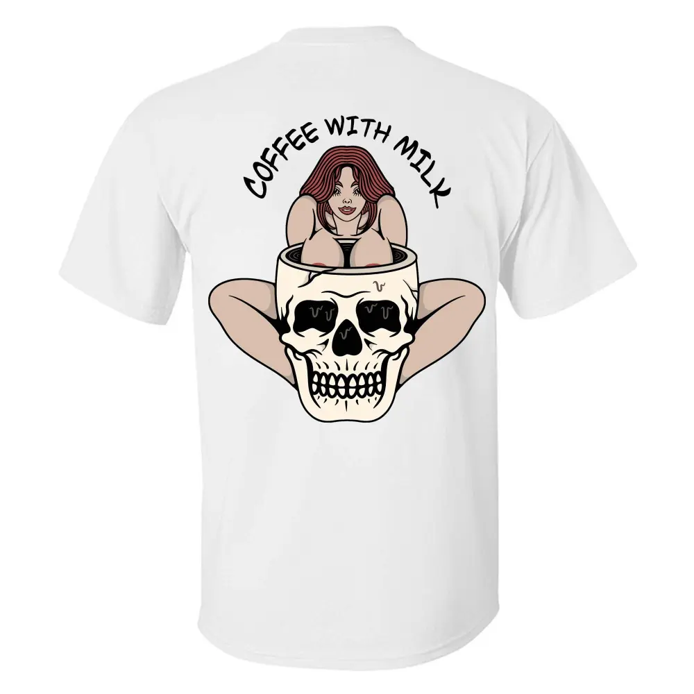Coffee With Milk Printed Men's T-shirt