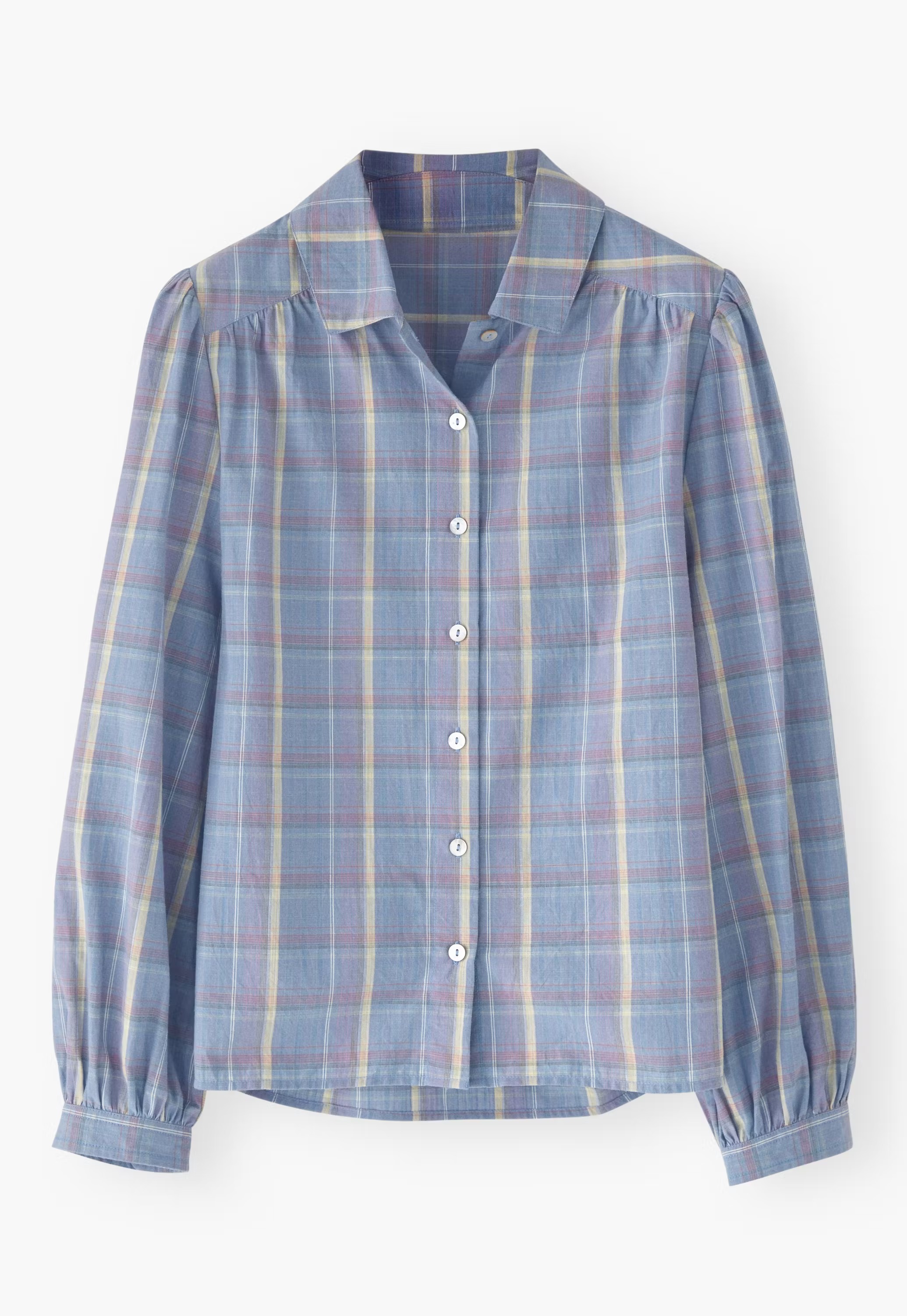 Checked shirt
Cotton