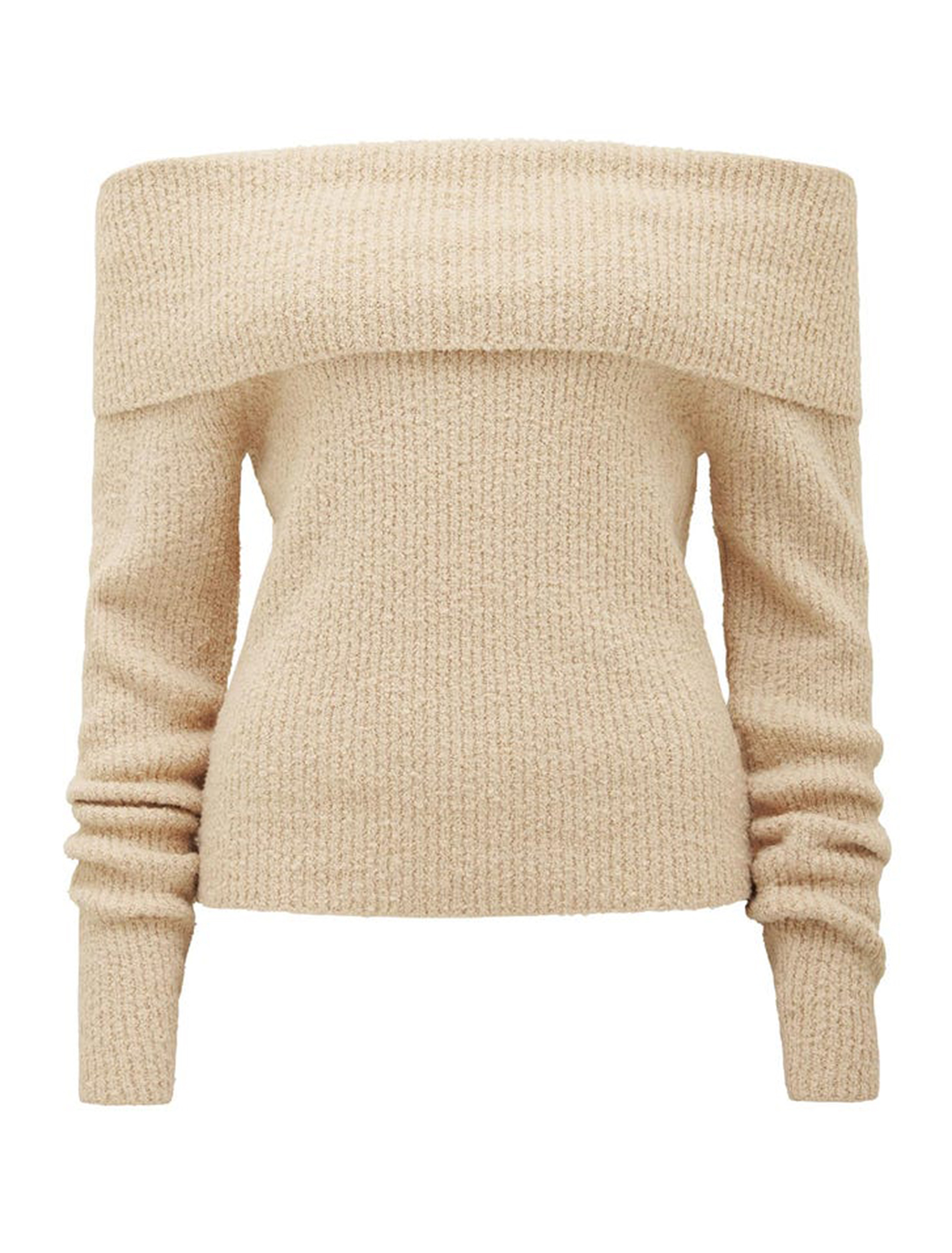 Mariah Boucle Bardot Sweater