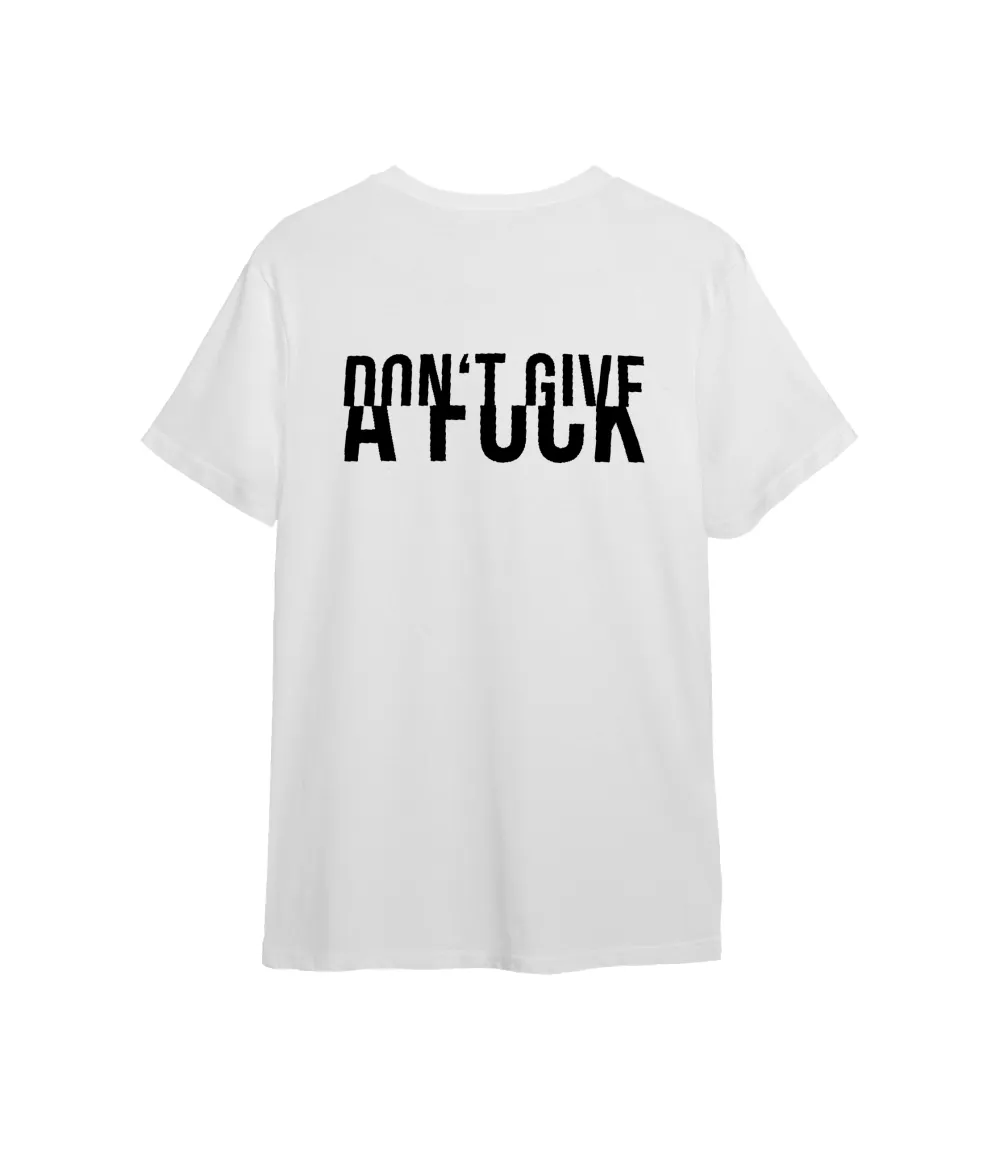 Don'T Give A Fuck Printed Men'S T-Shirt