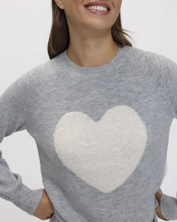 Long-Sleeve Crew-Neck PlushSoft Sweater