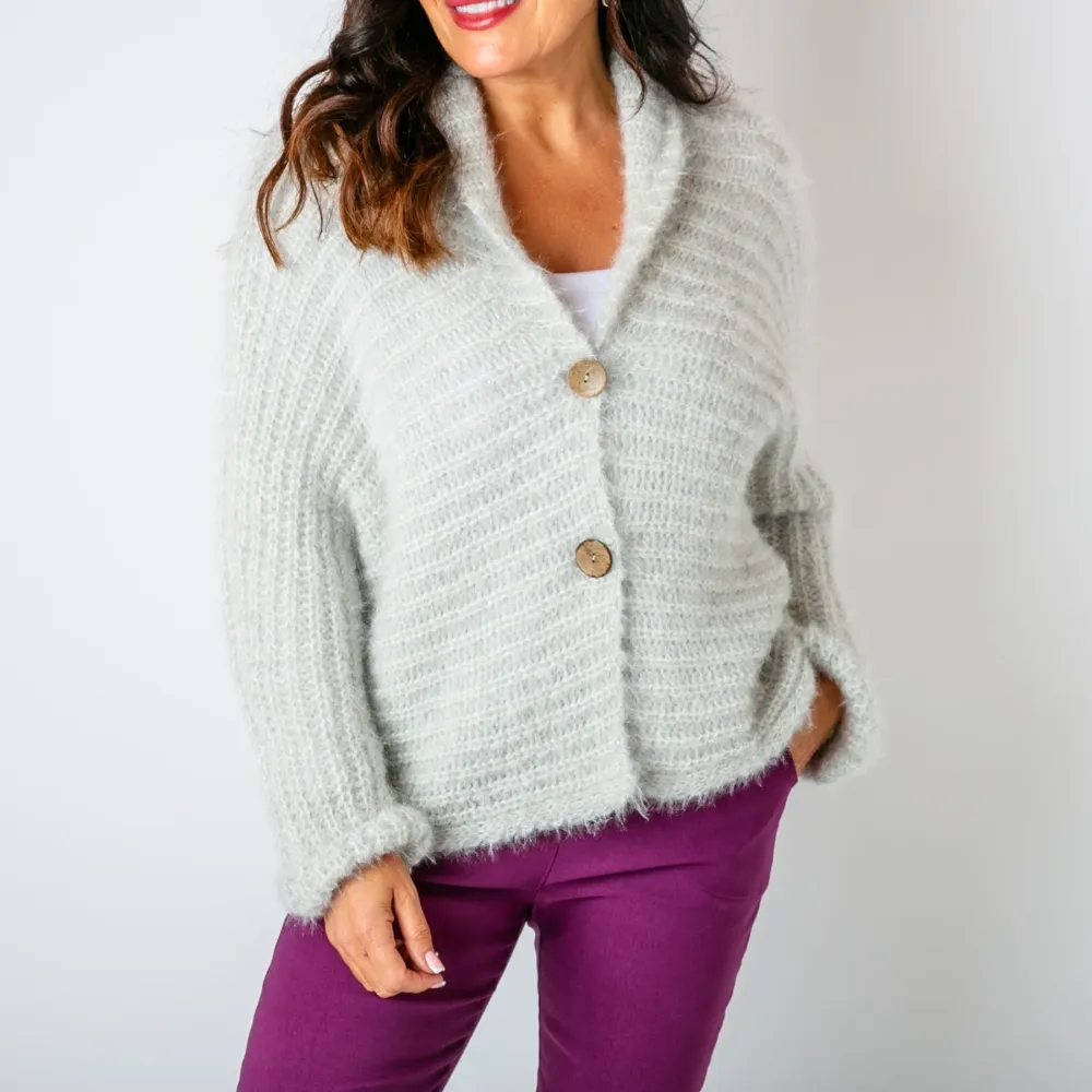 Casual V-Neck Cardigan