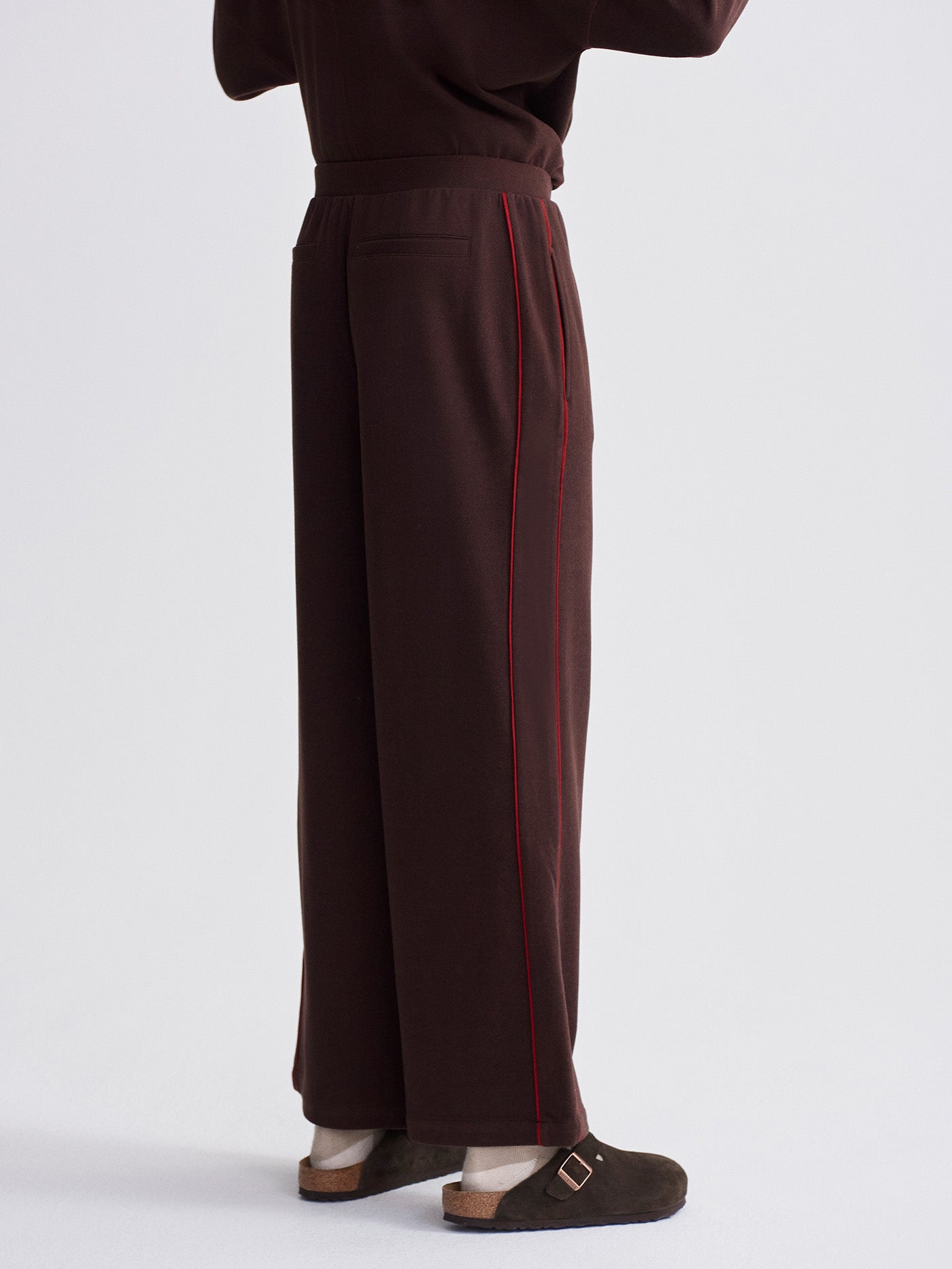 Brushed Rib Wide Leg Pant 28