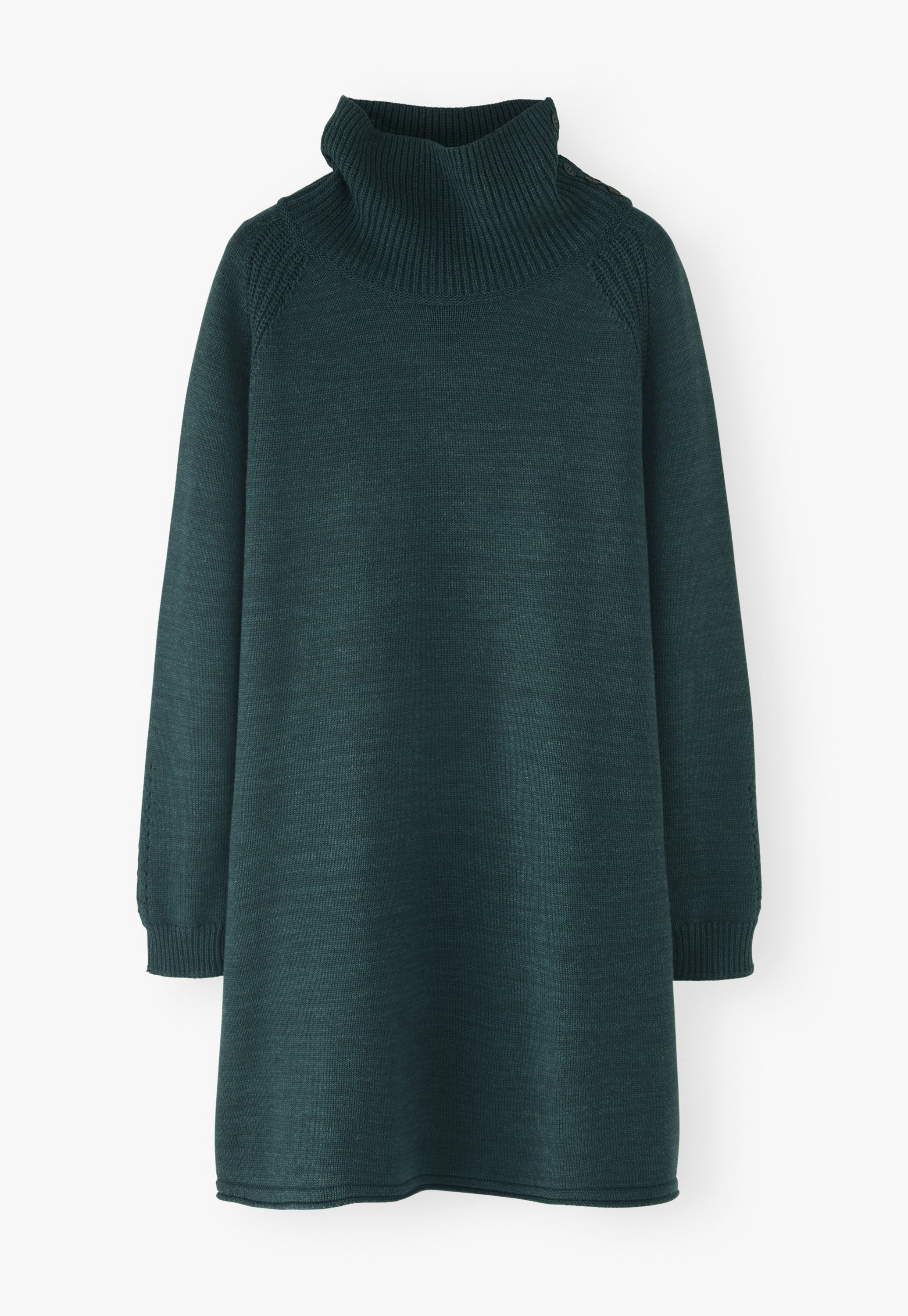 Knitted dress
Wool & organic cotton