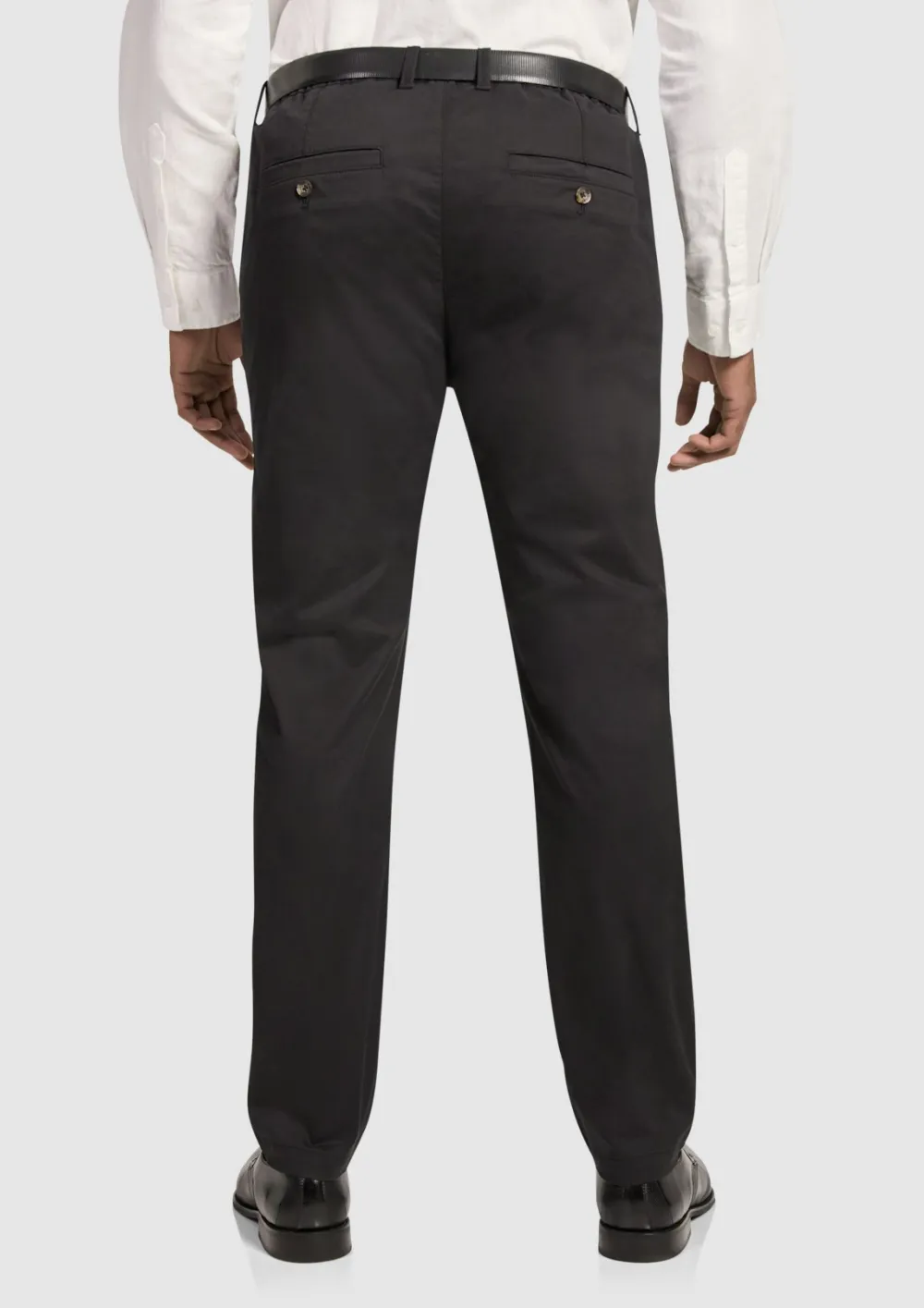 BLACK CHESTER RELAXED TAPERED CHINO