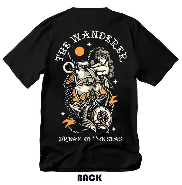 The Wanderer Dream Of The Seas Printed Men's T-shirt