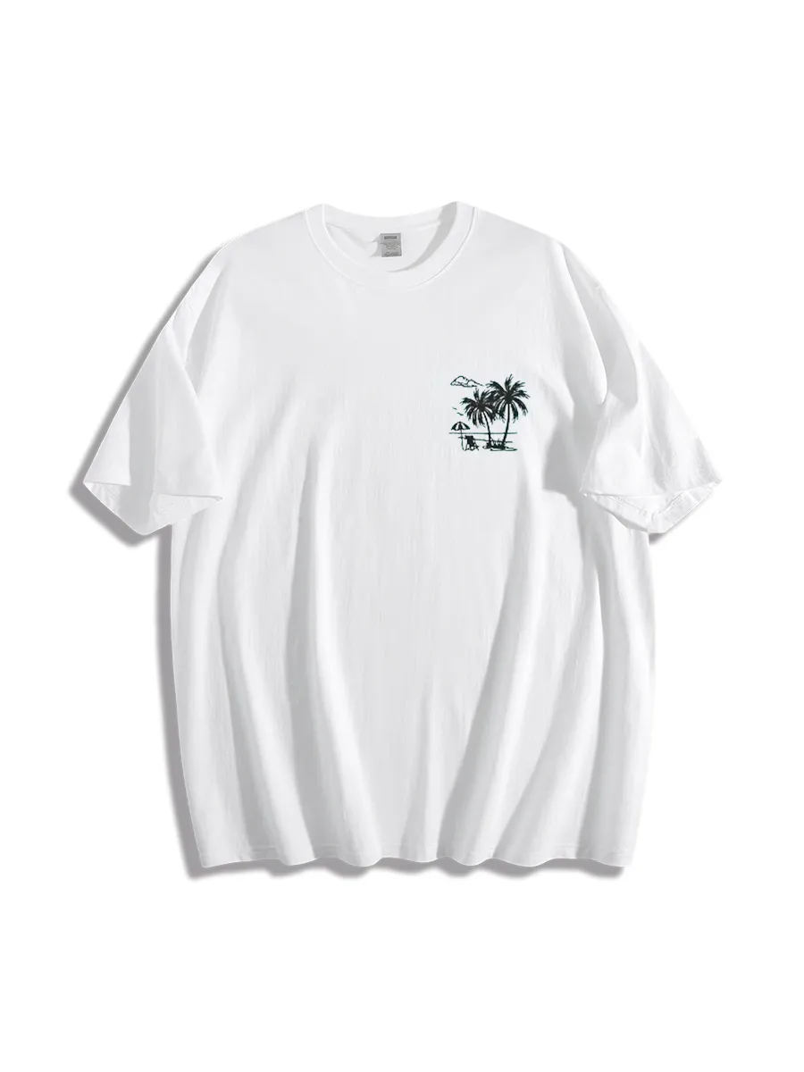 Corona Palm Tree Graphic Tee