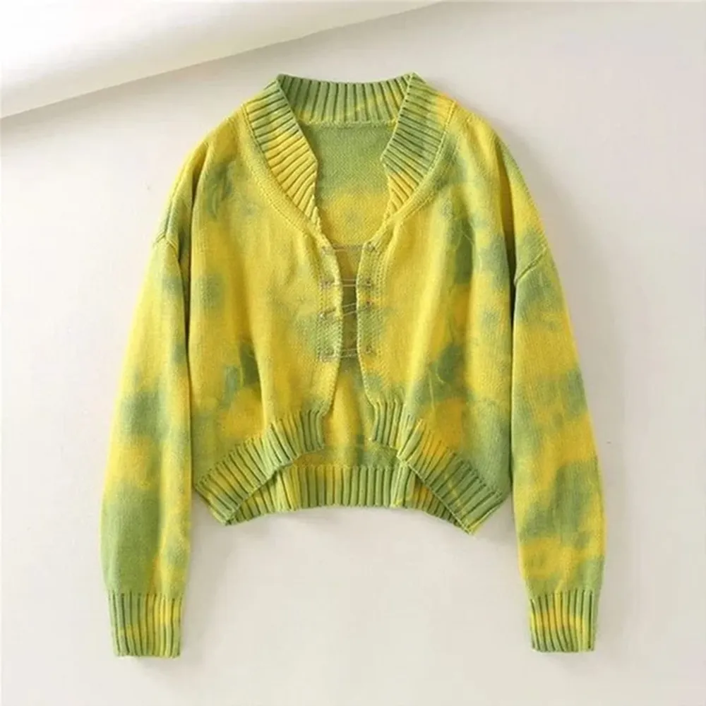 Ethna Safety Pin Knitted Cardigan