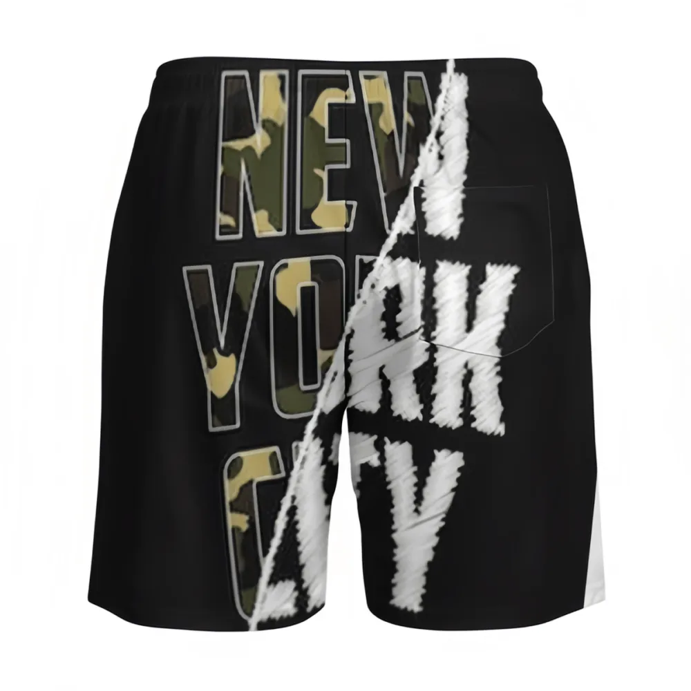 NEW YORK CITY Fashionable Camouflage Sports Beach Shorts
