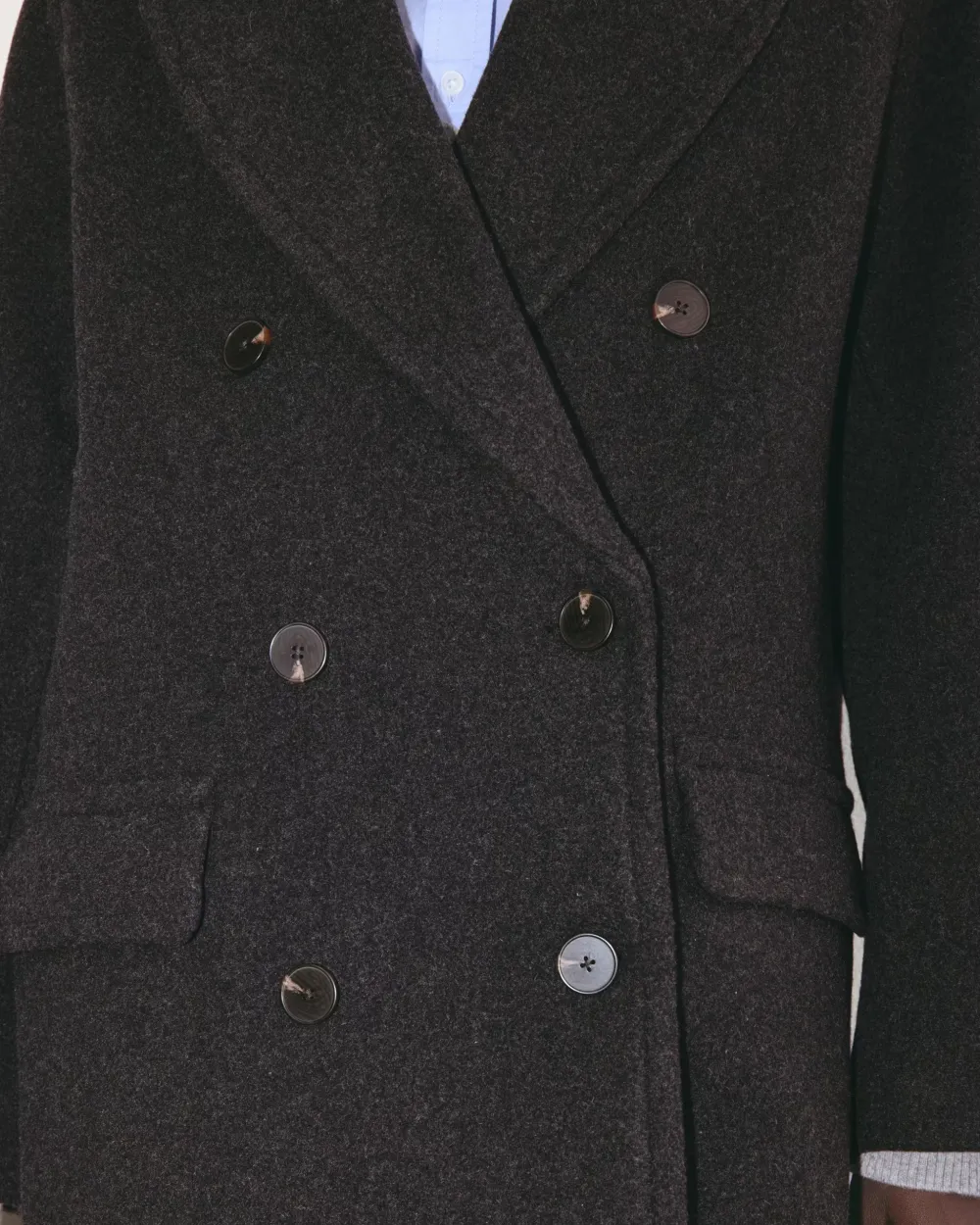 The Double-Breasted Coat in Wool