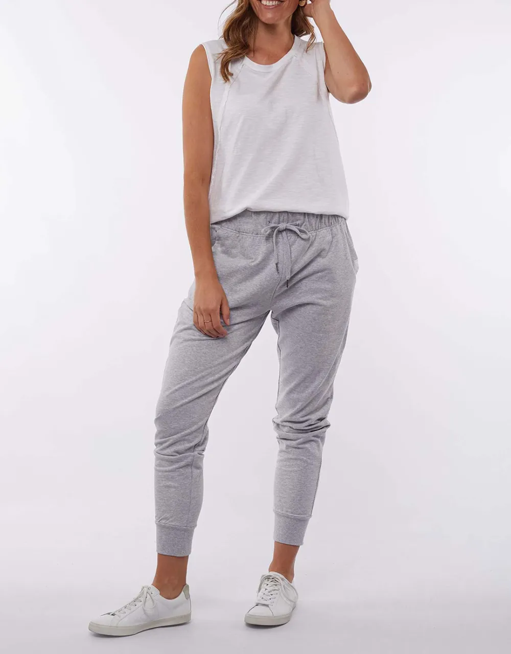 Lazy Days Pant - Grey Marle