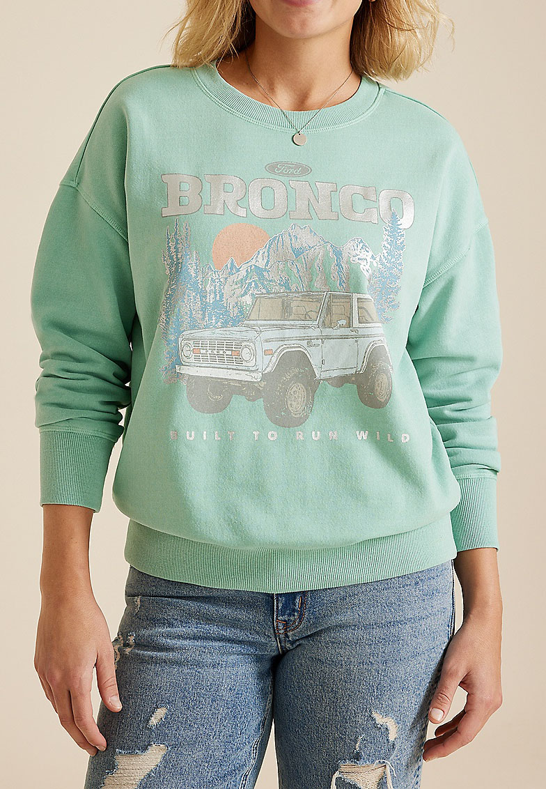 Bronco Built To Run Wild Relaxed Fit Sweatshirt