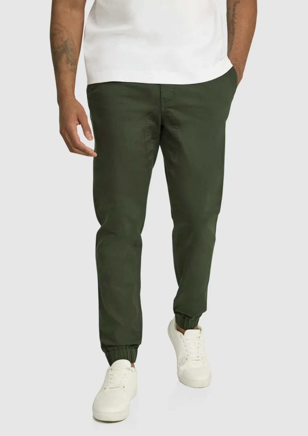 TAUPE COMFORT KNIT JOGGER PANT