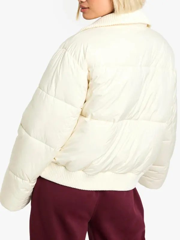 RIB DETAIL PUFFER JACKET