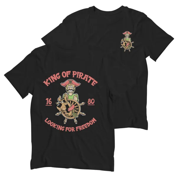 King Of Pirate Printed Men's T-shirt