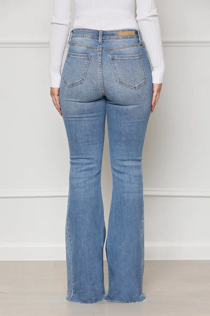 Dreaming Of Denim Bell Bottom Jeans- FINAL SALE