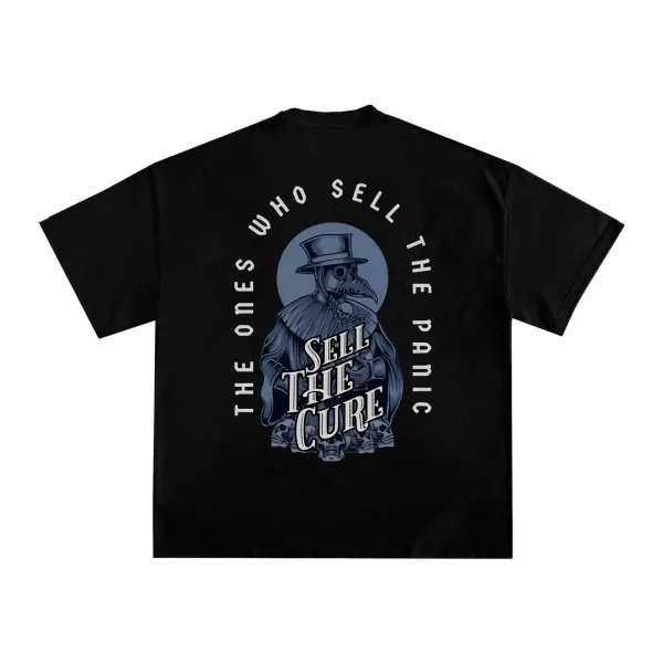 The Ones Who Sell The Panic Sell The Cure Printed Men's T-shirt