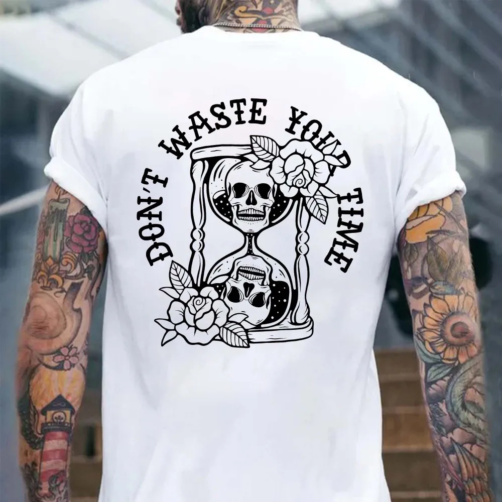 Don't Waste Your Time Printed Men's T-shirt