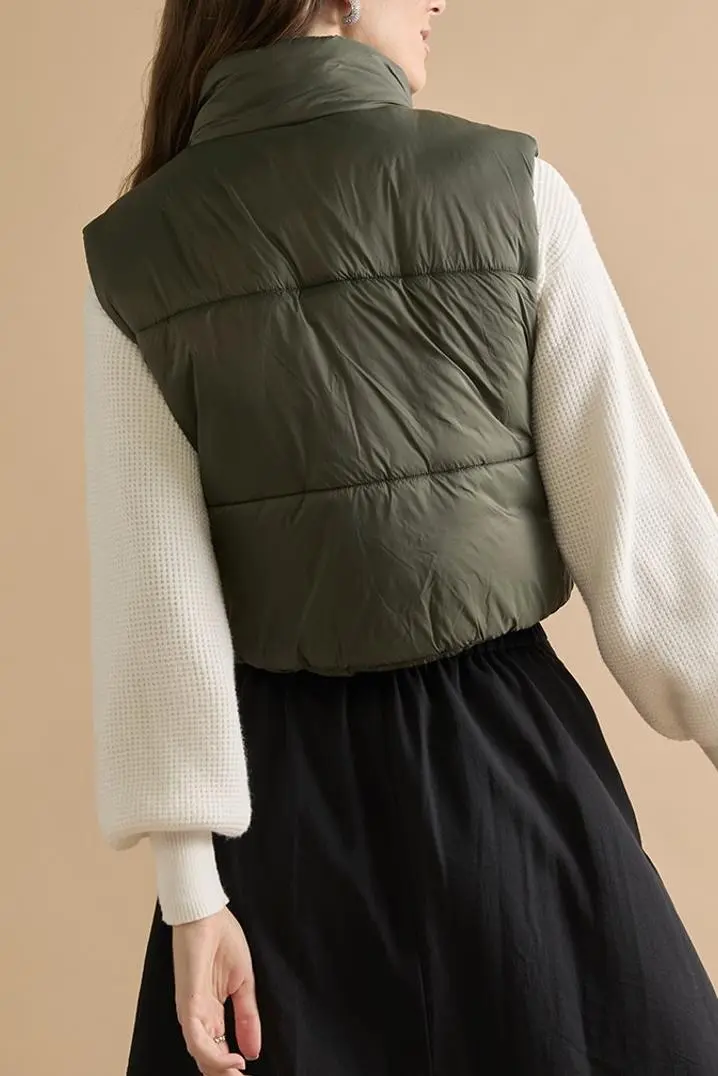 Lea Nylon Puffer Vest