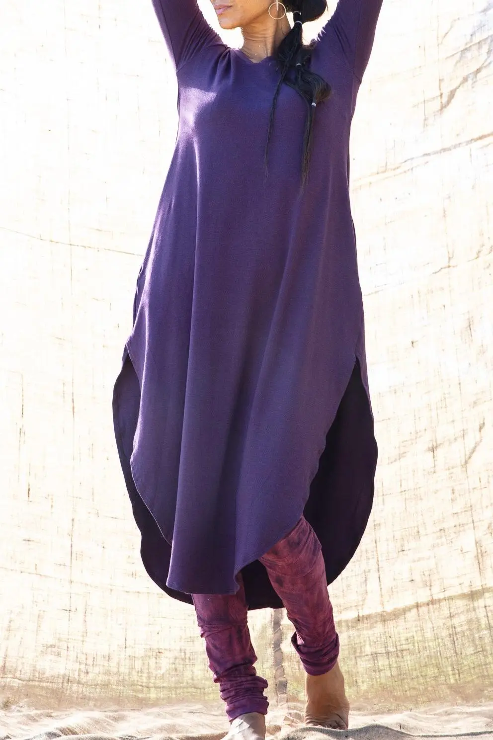 North Wind Dress - Aubergine