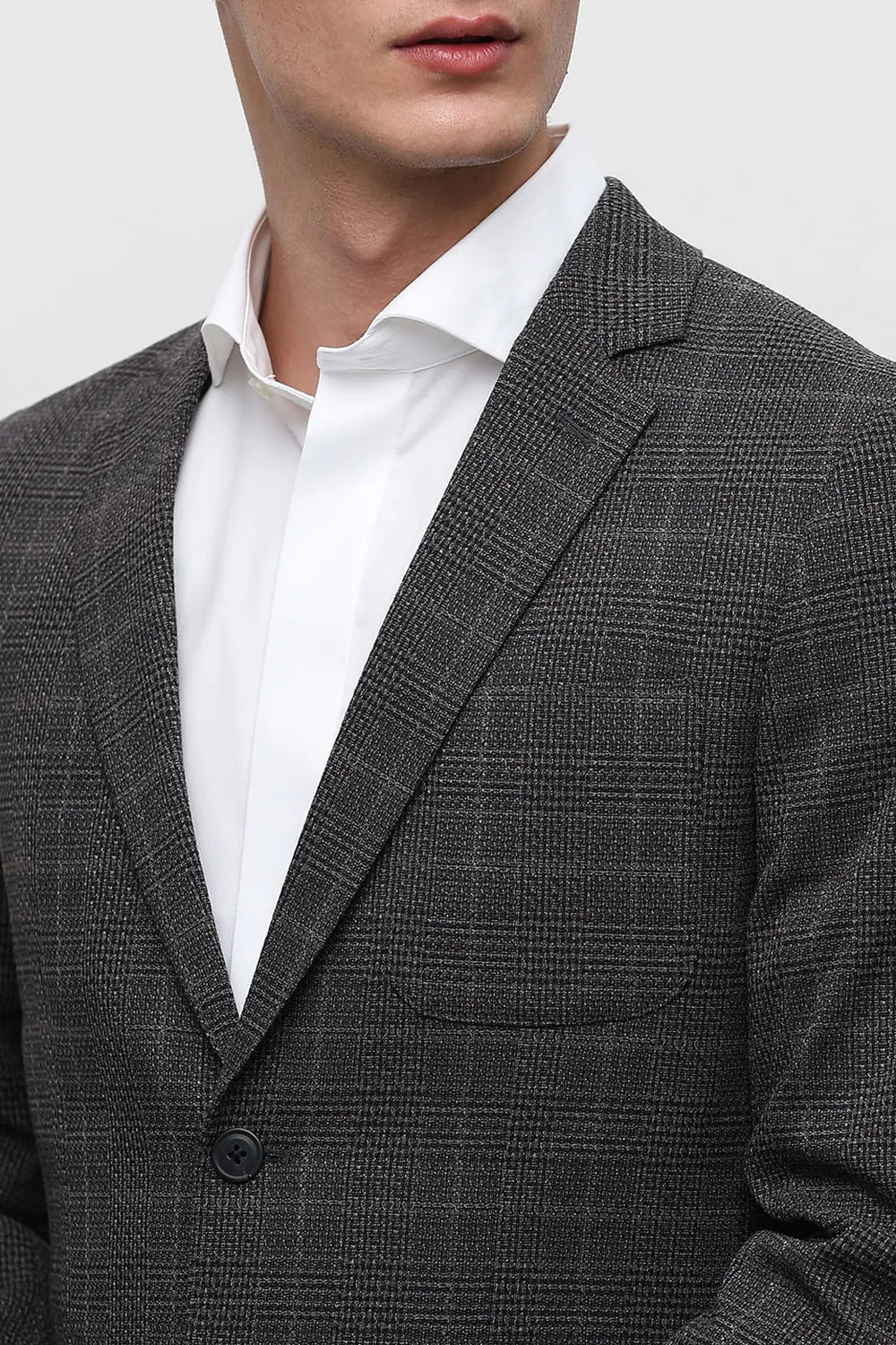 Brown Check Blazer