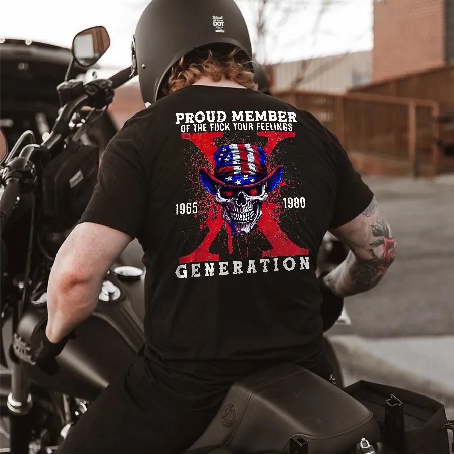 Proud Member Of The F*ck Your Feelings Generation Printed Men's T-shirt