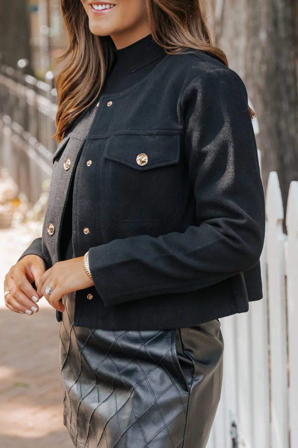 Black Structured Jacket