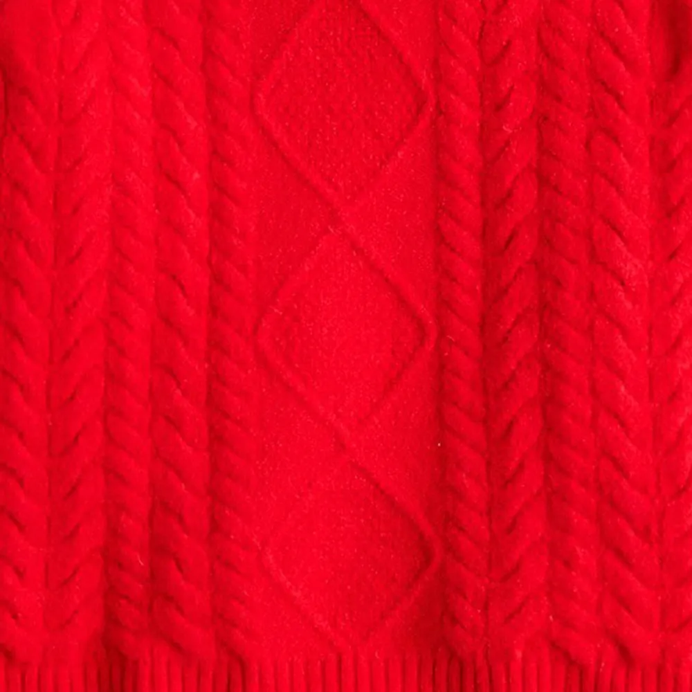 Cable-knit  sweater in Supersoft yarn