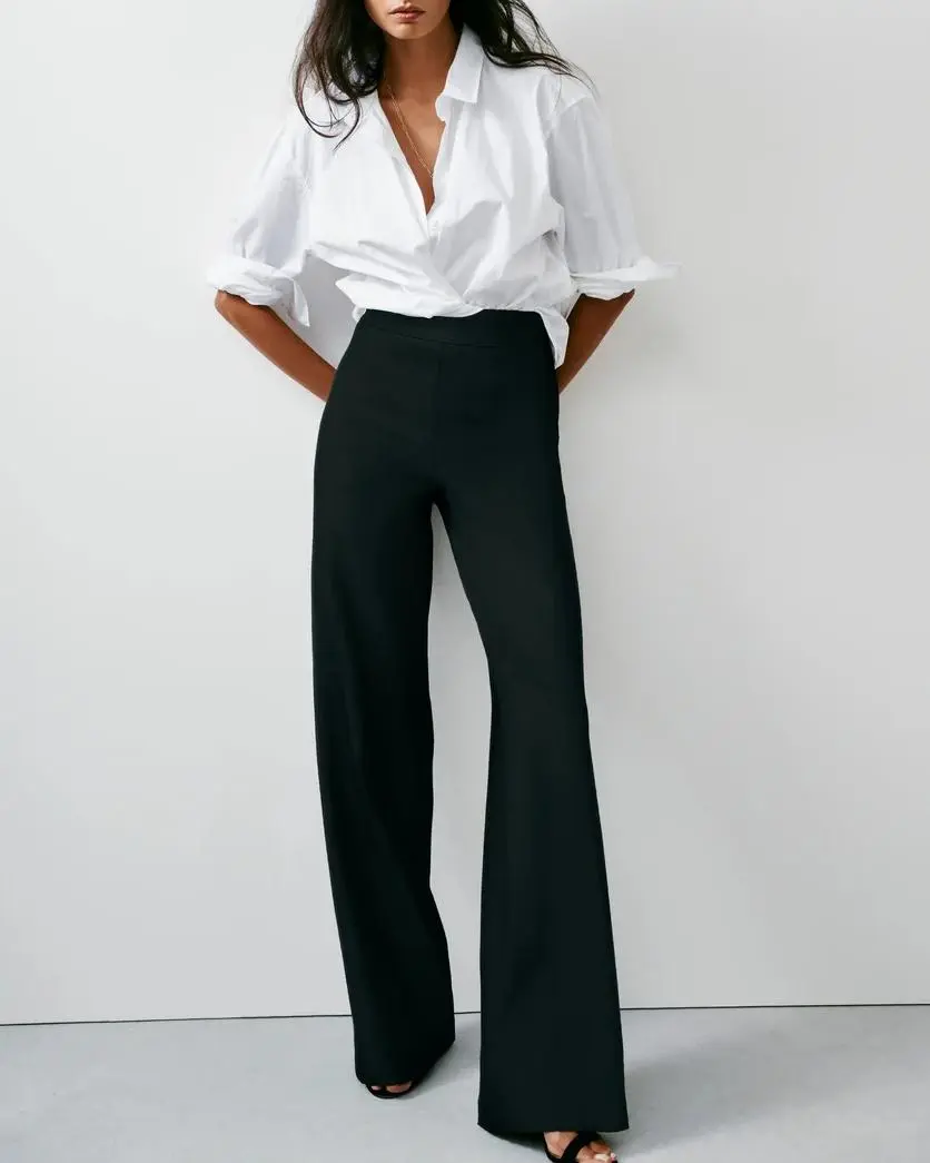 Ponte Wide Leg Pant
