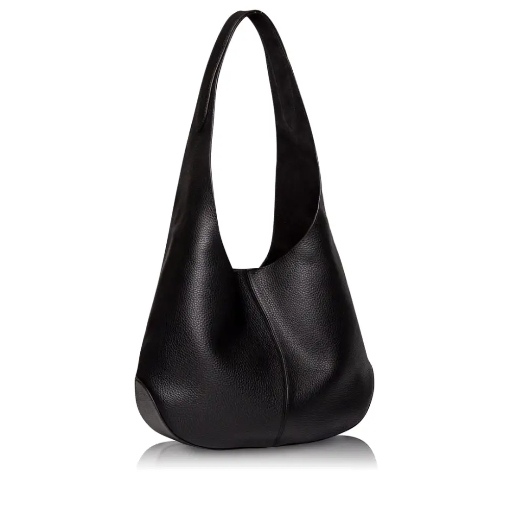 Luna Hobo Bag - Dark Black
