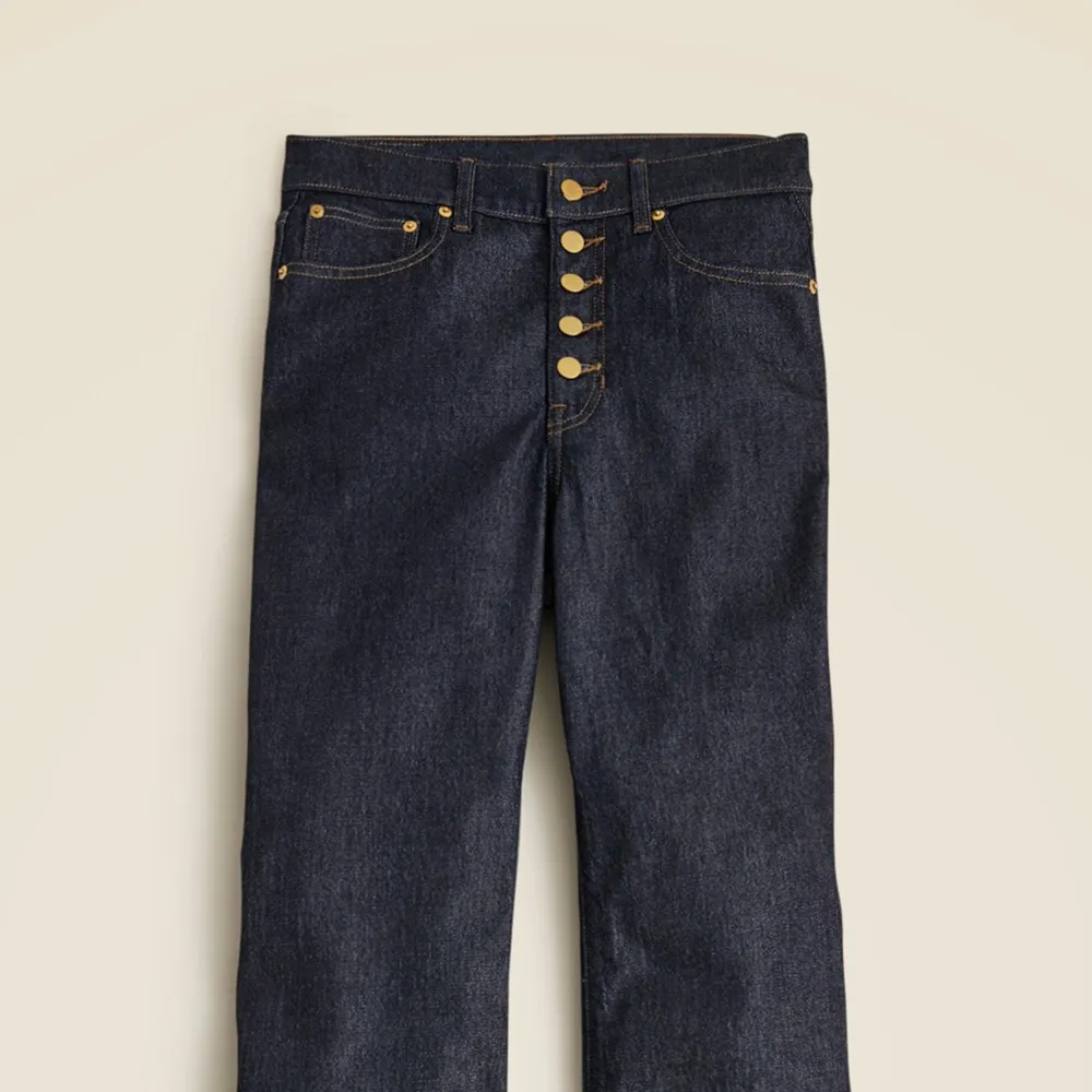 High-rise flare jean semi-stretch