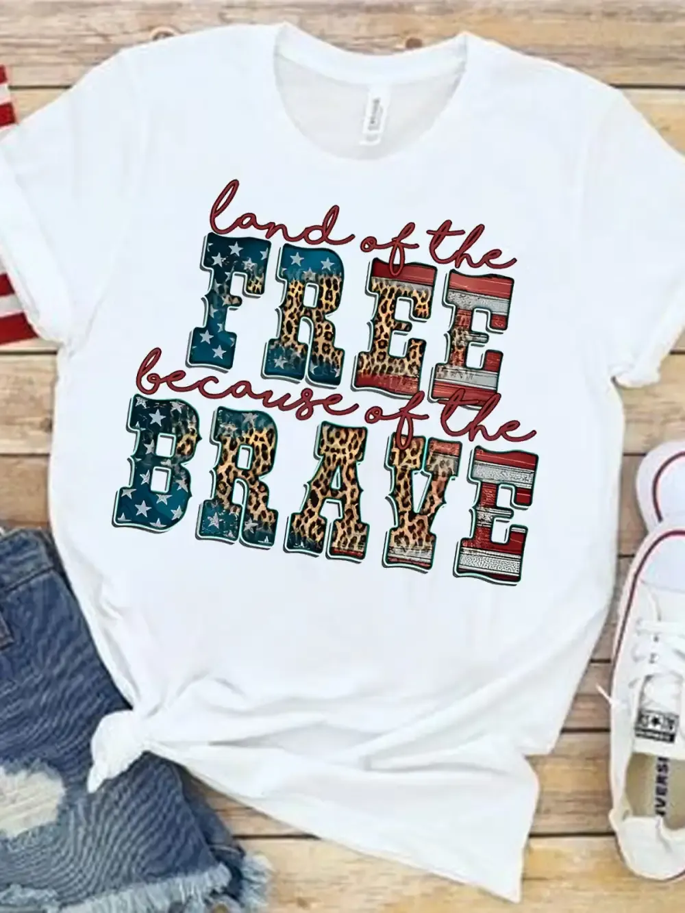 Land Of The Free Because Of The Brave T-Shirt