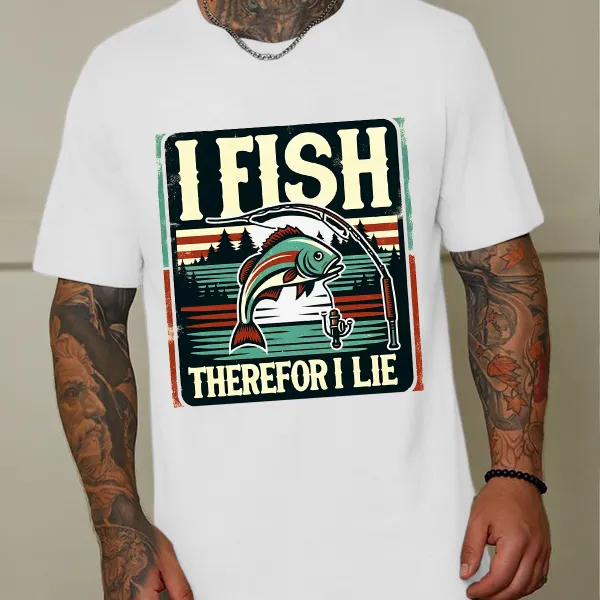 I Fish Therefore I Lie T-Shirt